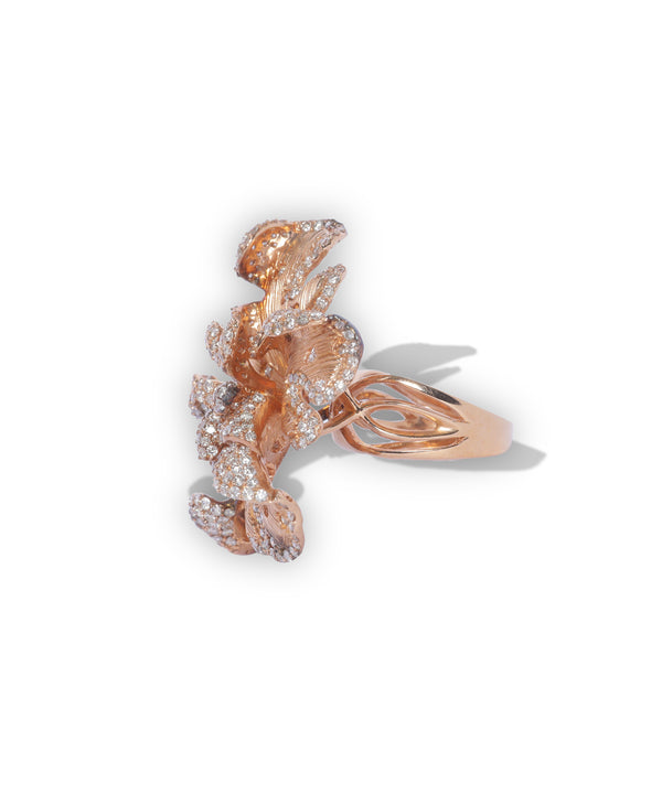 BOWLED OVER GOLD RING